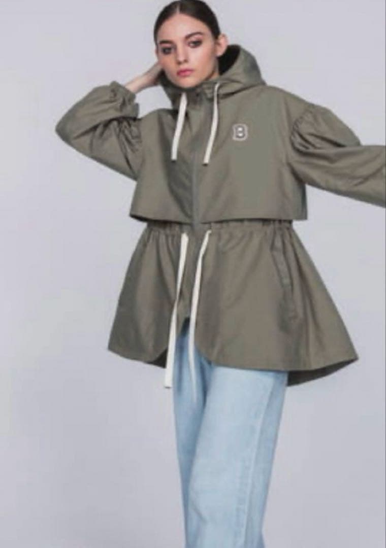 新品　ボーダーズアットバルコニー ジャケットコートショートブルゾン　36