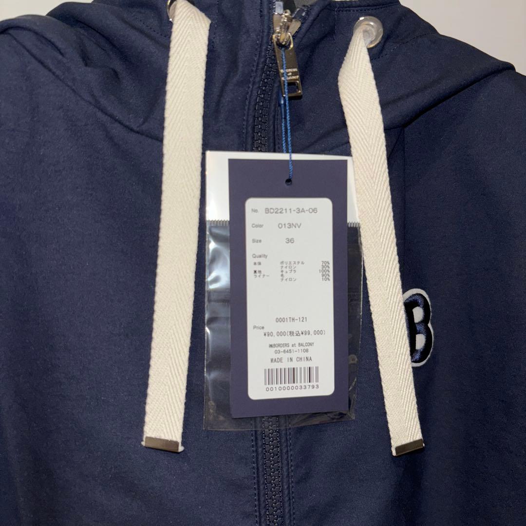 新品　ボーダーズアットバルコニー ジャケットコートショートブルゾン　36