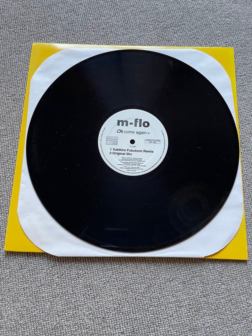 m−flo come again レコード　入手困難　エムフロー
