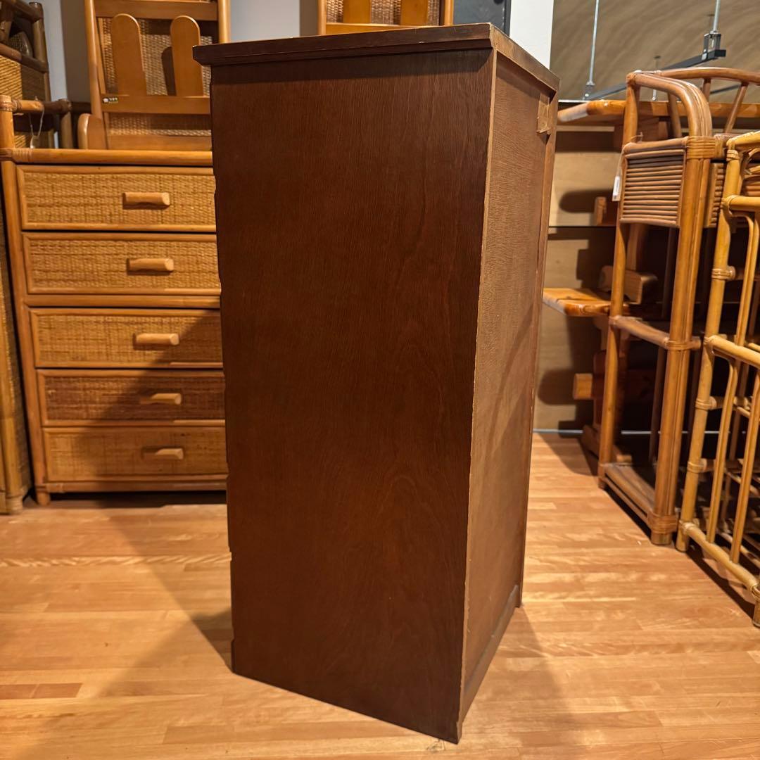 起立木工 6段チェスト サイドチェスト ヴィンテージ家具