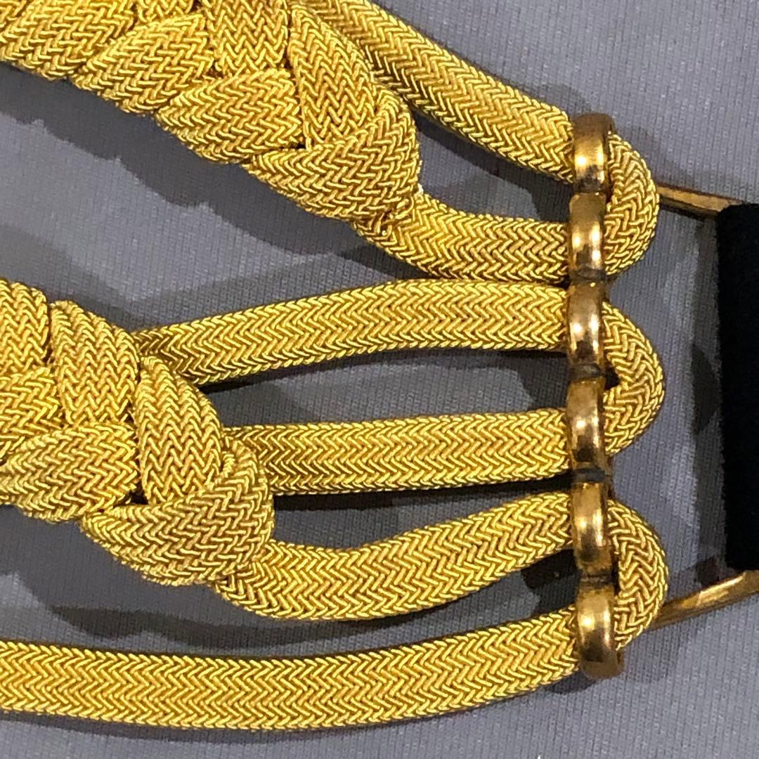 【送料無料・レア】 日本軍 陸軍 参謀飾緒 中将閣下御遺品 将官 箱付 天保銭組