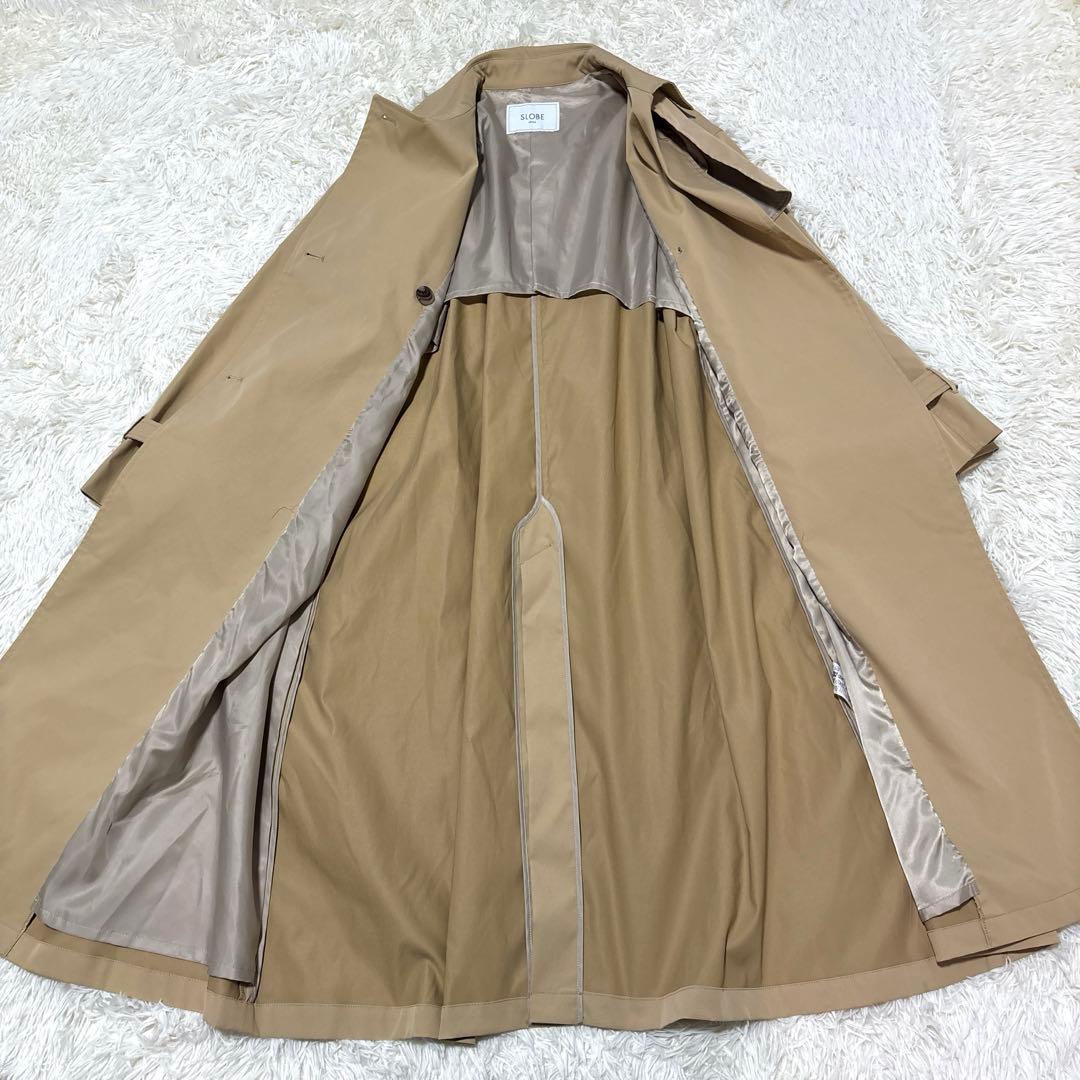 2024ss SLOBE IENA コットンライクウォッシャブルトレンチコー ト