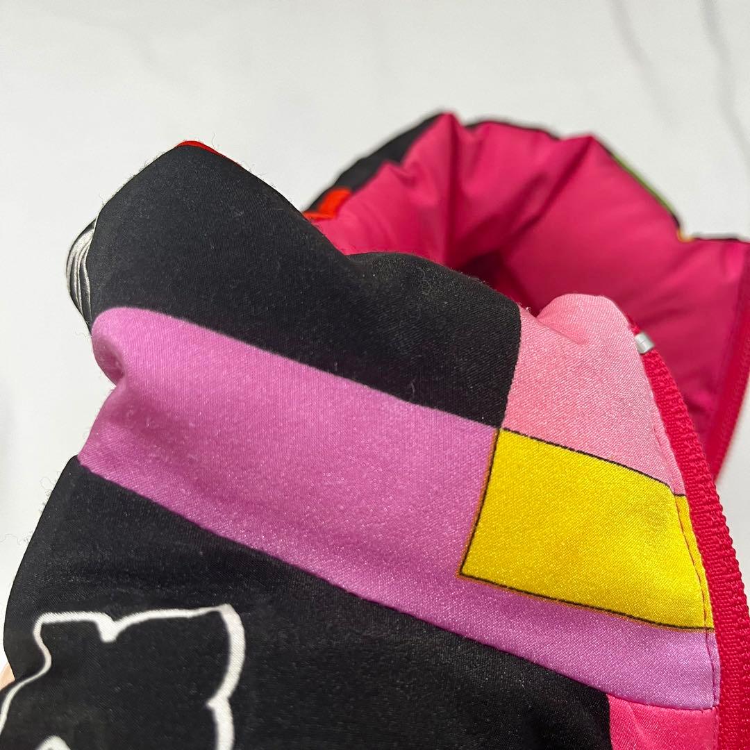 ★良品　LEONARD SPORT リバーシブルダウンベスト　花柄