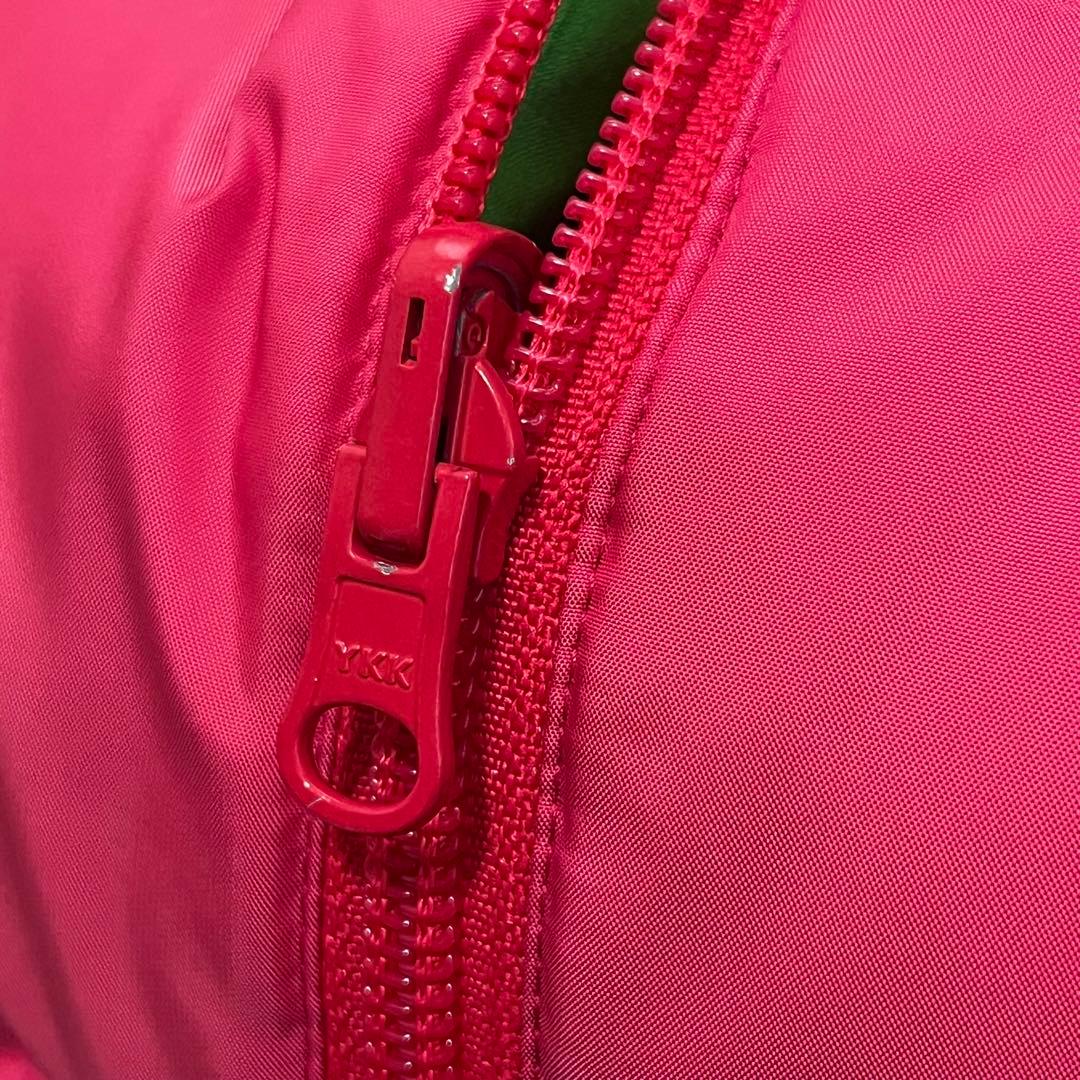 ★良品　LEONARD SPORT リバーシブルダウンベスト　花柄