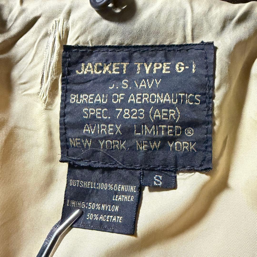 【雰囲気抜群】AVIREX フライトジャケット　 G-1 トップガン　羊革
