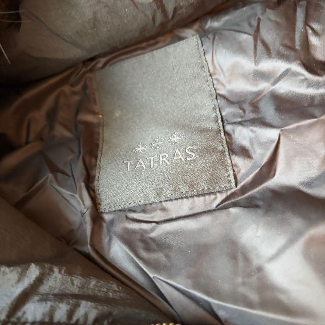 TATRAS タトラス　ダウンベスト　フードファー付き　黒