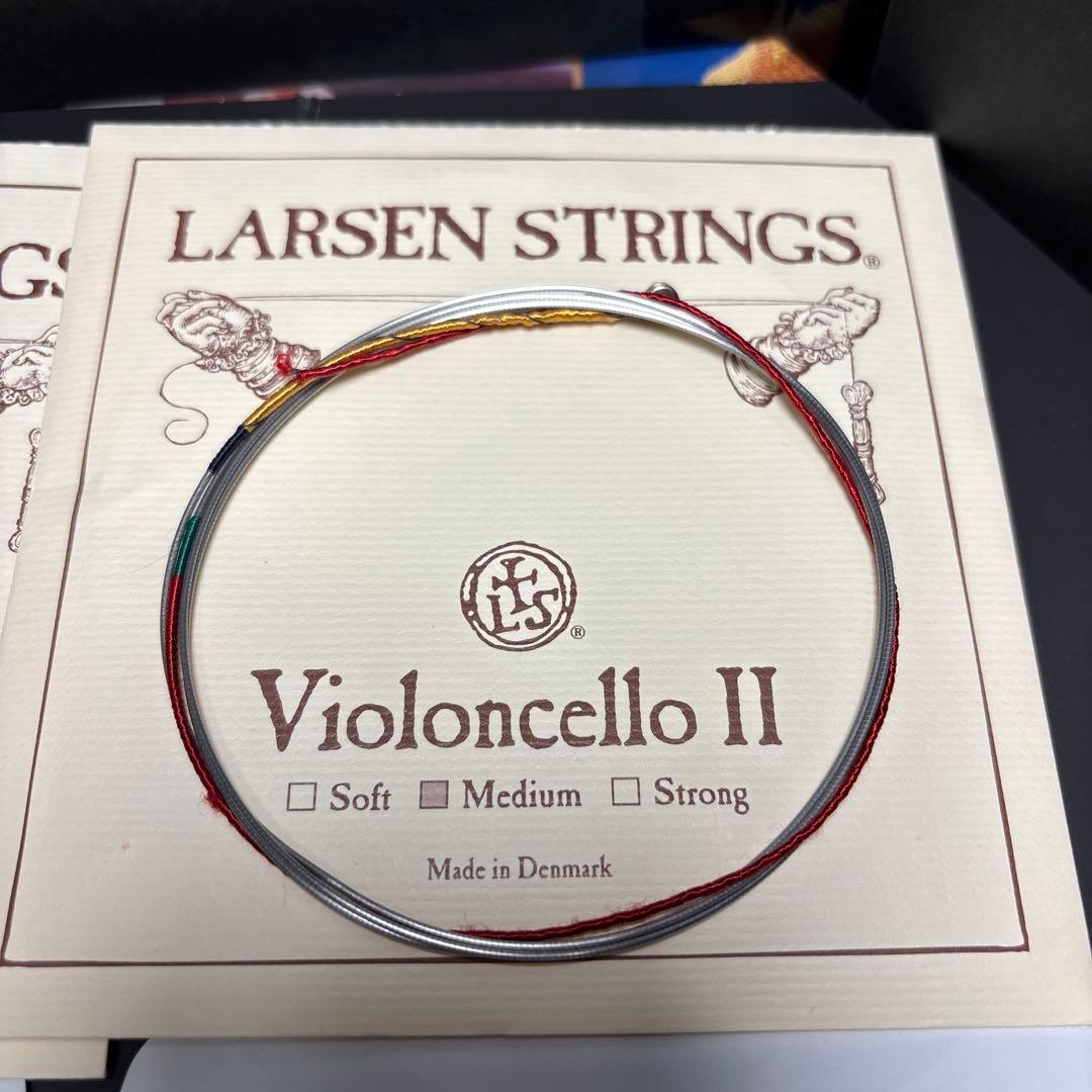 チェロ弦 A.Dラーセン G.Cスピロコアタングステン 6ヶ月使用