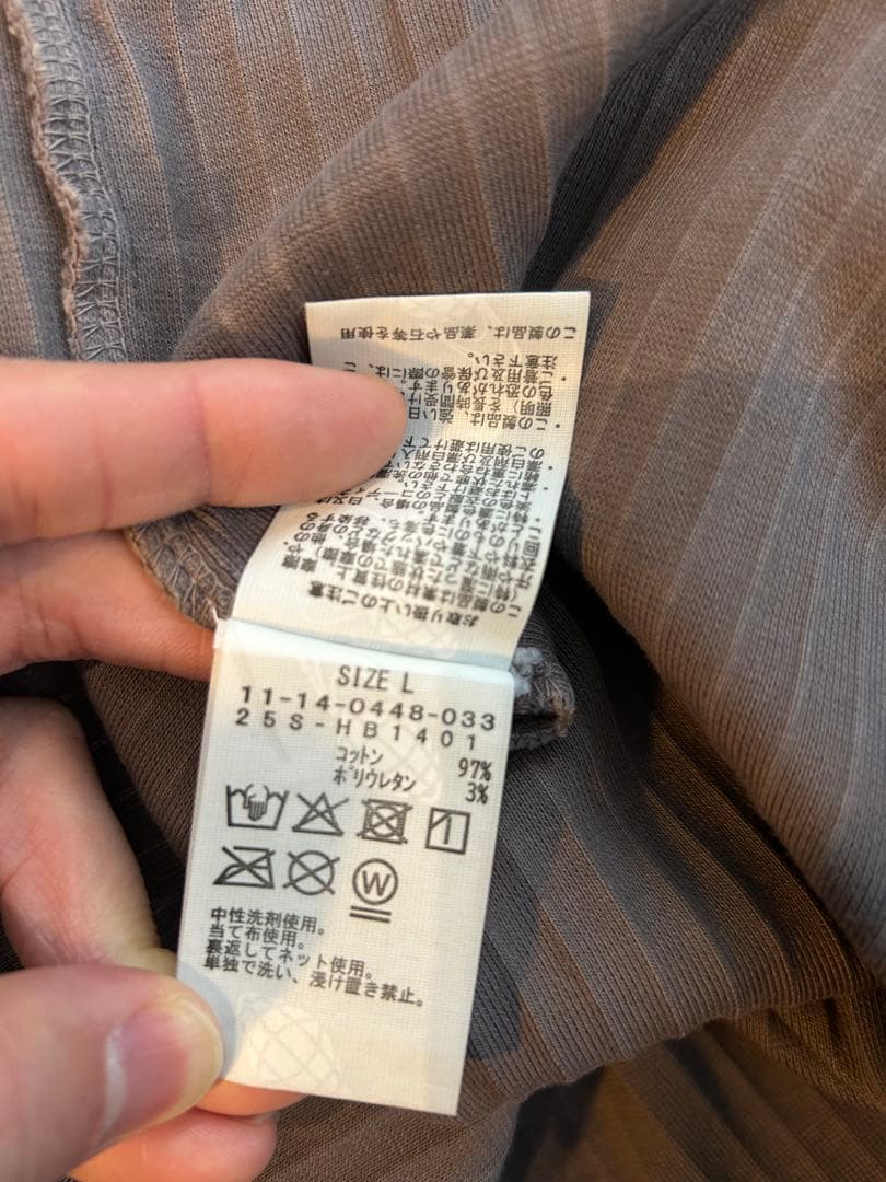 トップス FUTURE ARCHIVE AGAING LIB LONG SLEEVE