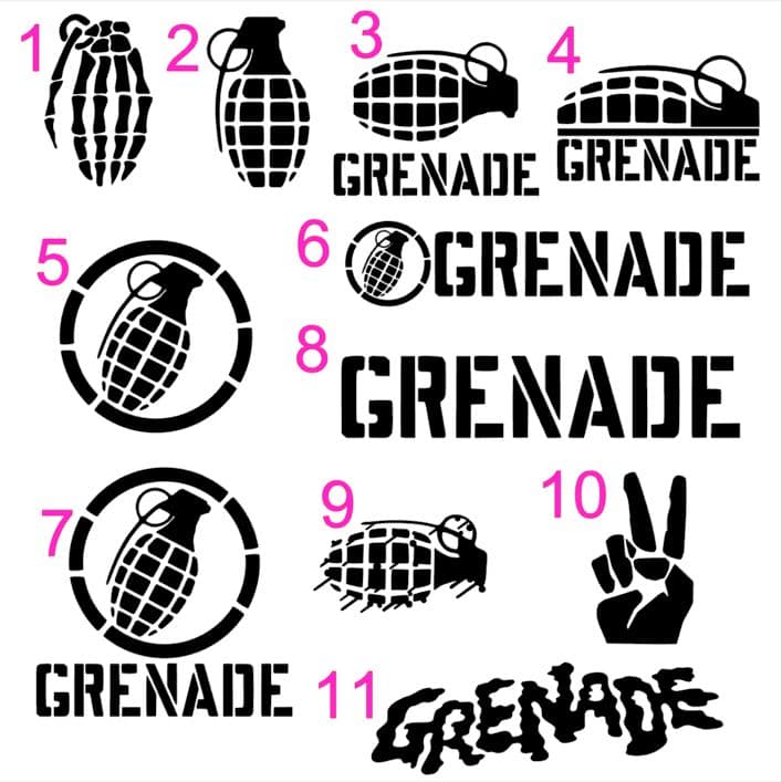 GRENADE　グレネード　ステッカー
