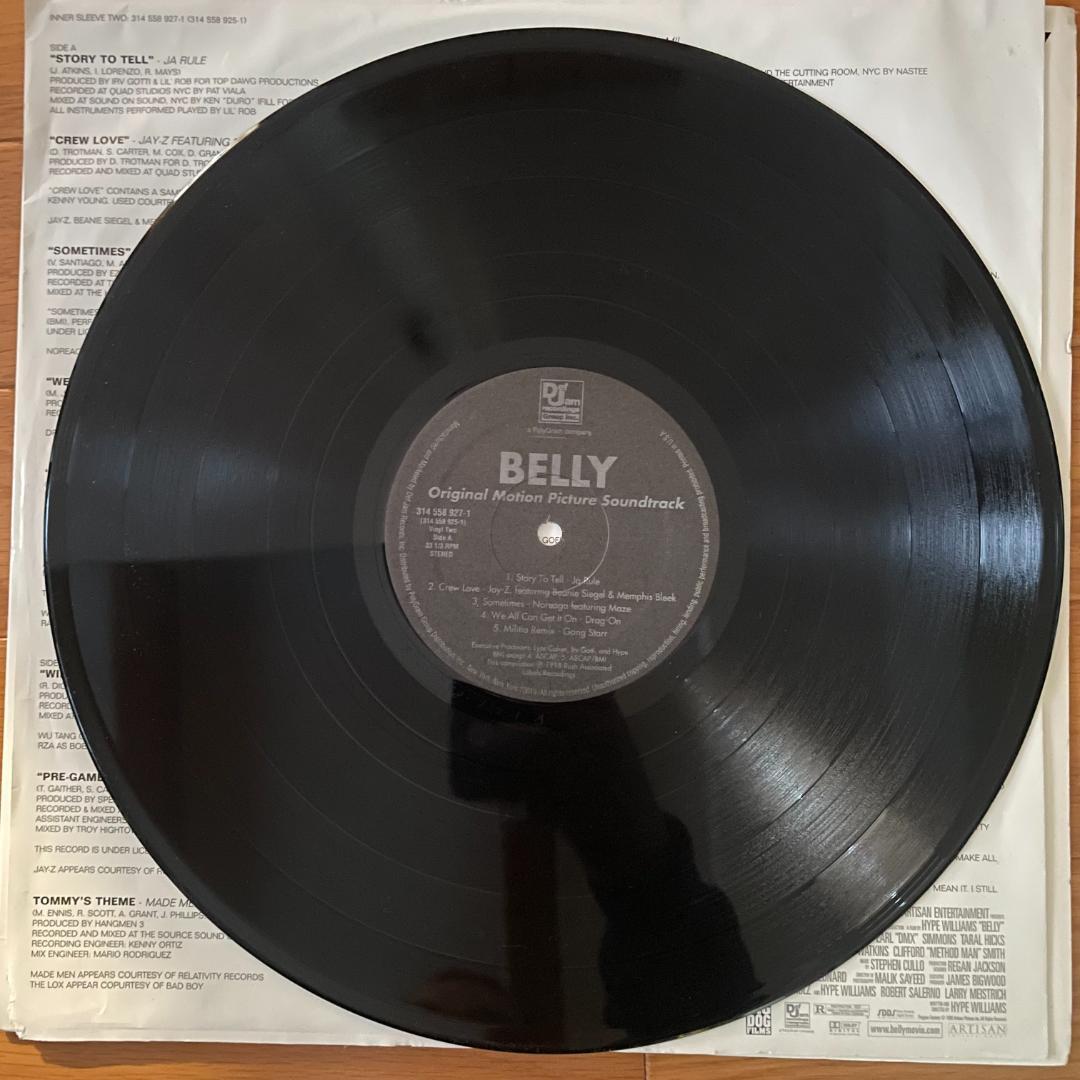 JUICE/LP ・BELLY/2LP 2枚セット サウンドトラック　レコード