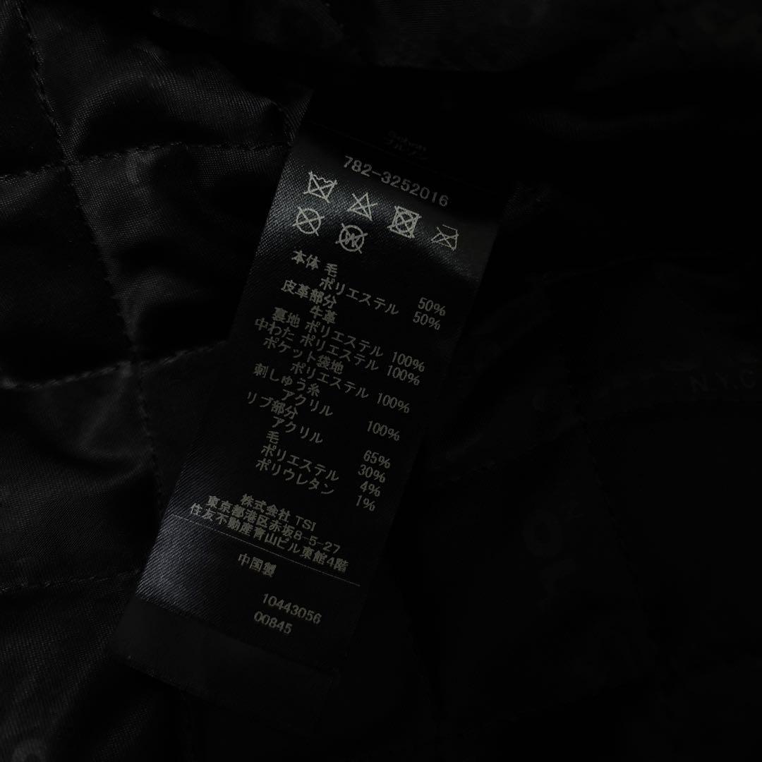 ス*ん様 「タグ付き新品」 Schott × SKOOKUM レザースタジャン