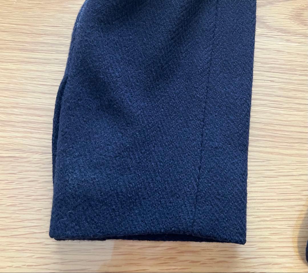 east　ボリオリ　ネイビー　チェスターコート