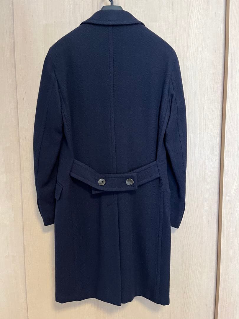 east　ボリオリ　ネイビー　チェスターコート