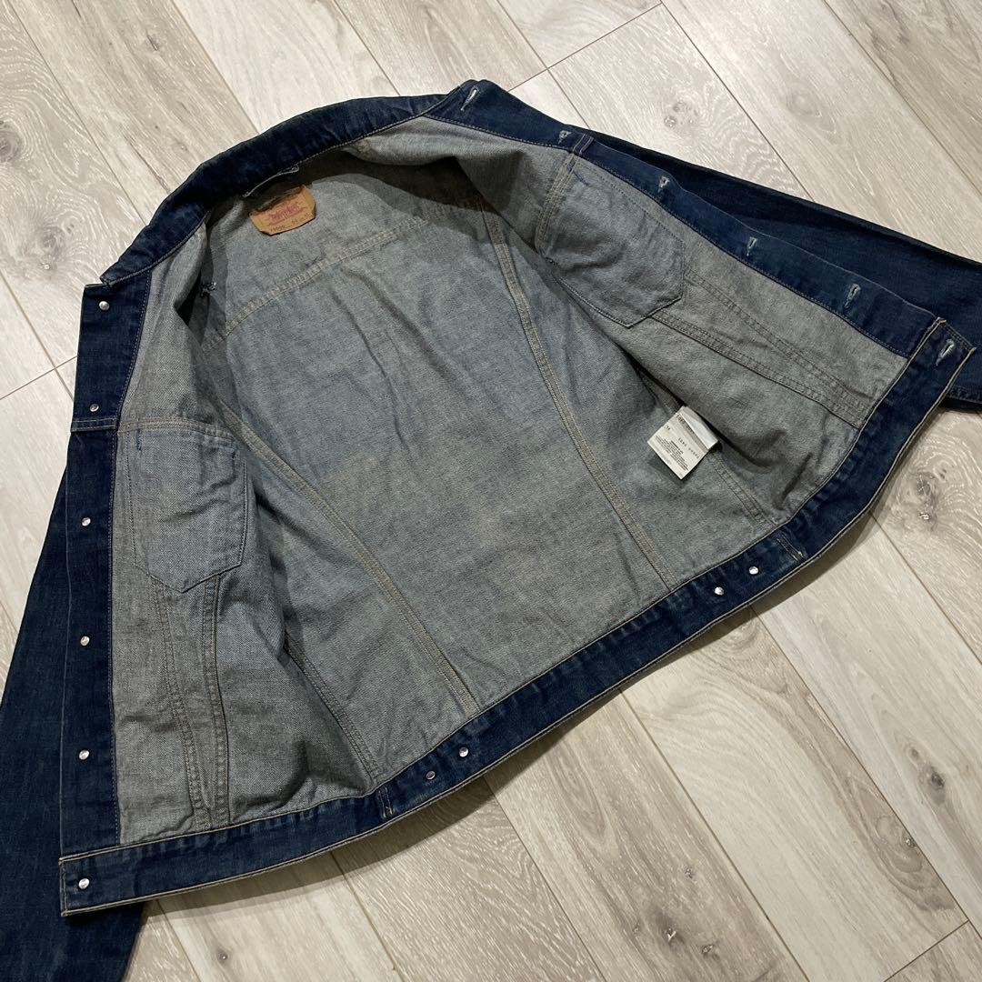 濃紺 00s ユーロ Levi's 70500 XL デニムジャケット 4th