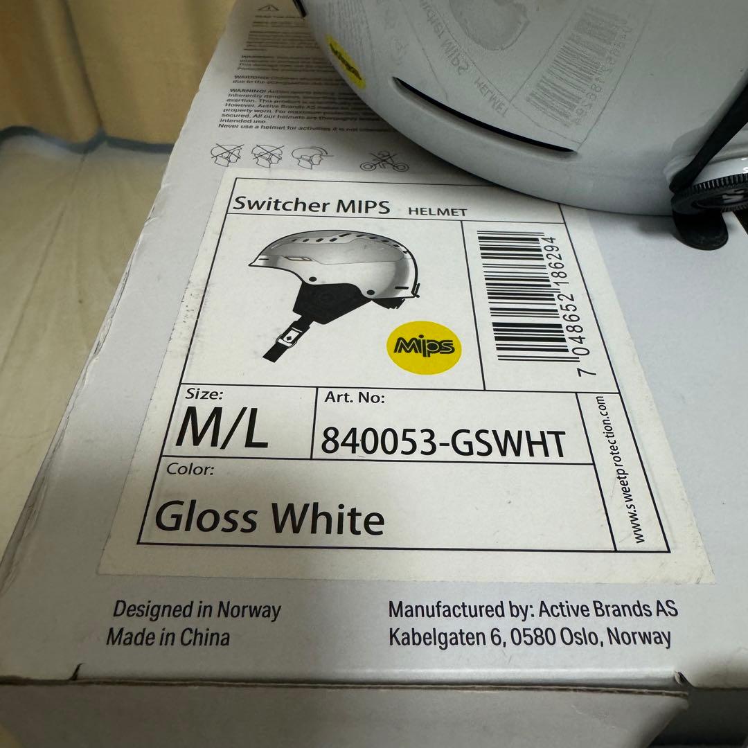 Sweet Protection ヘルメット M/L Gloss White