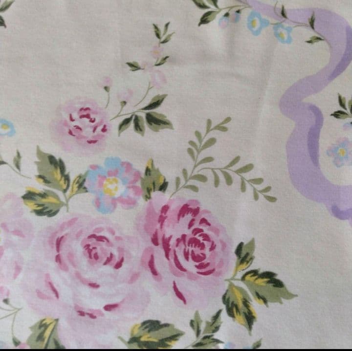 新品新入荷★薔薇と薄いパープルリボンシングル掛け布団カバー・枕カバーシーツの３点