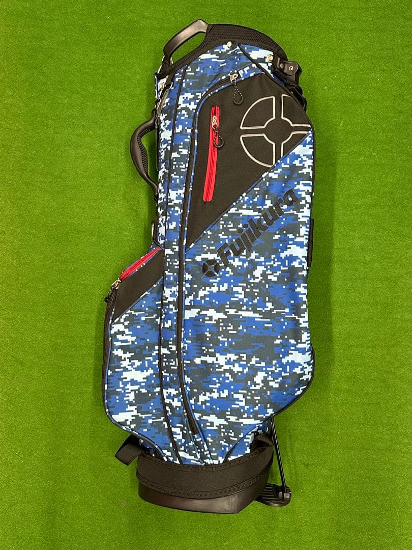 フジクラ　スタンドバッグ　デジカモ柄