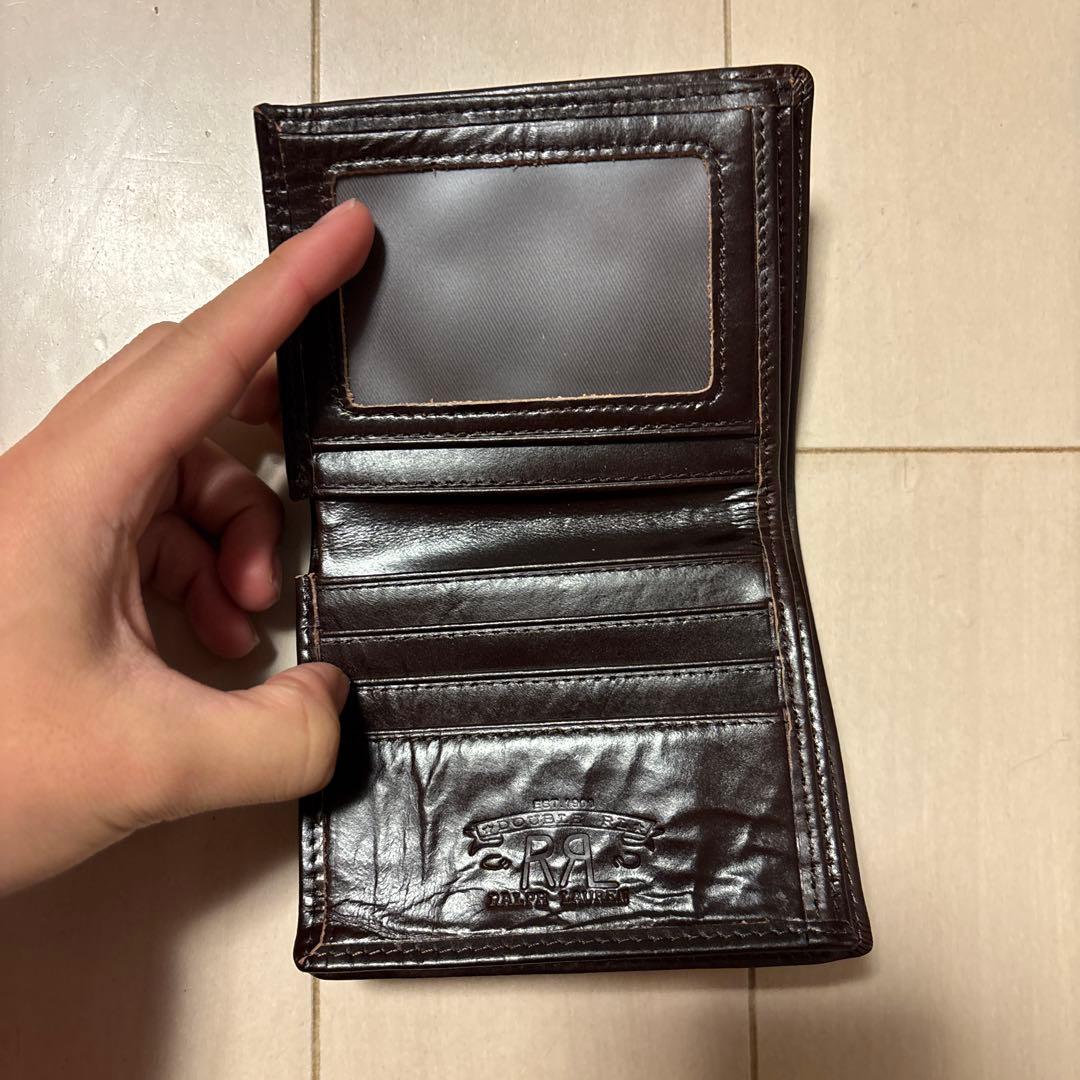 RRL 二つ折り財布 ダークブラウン