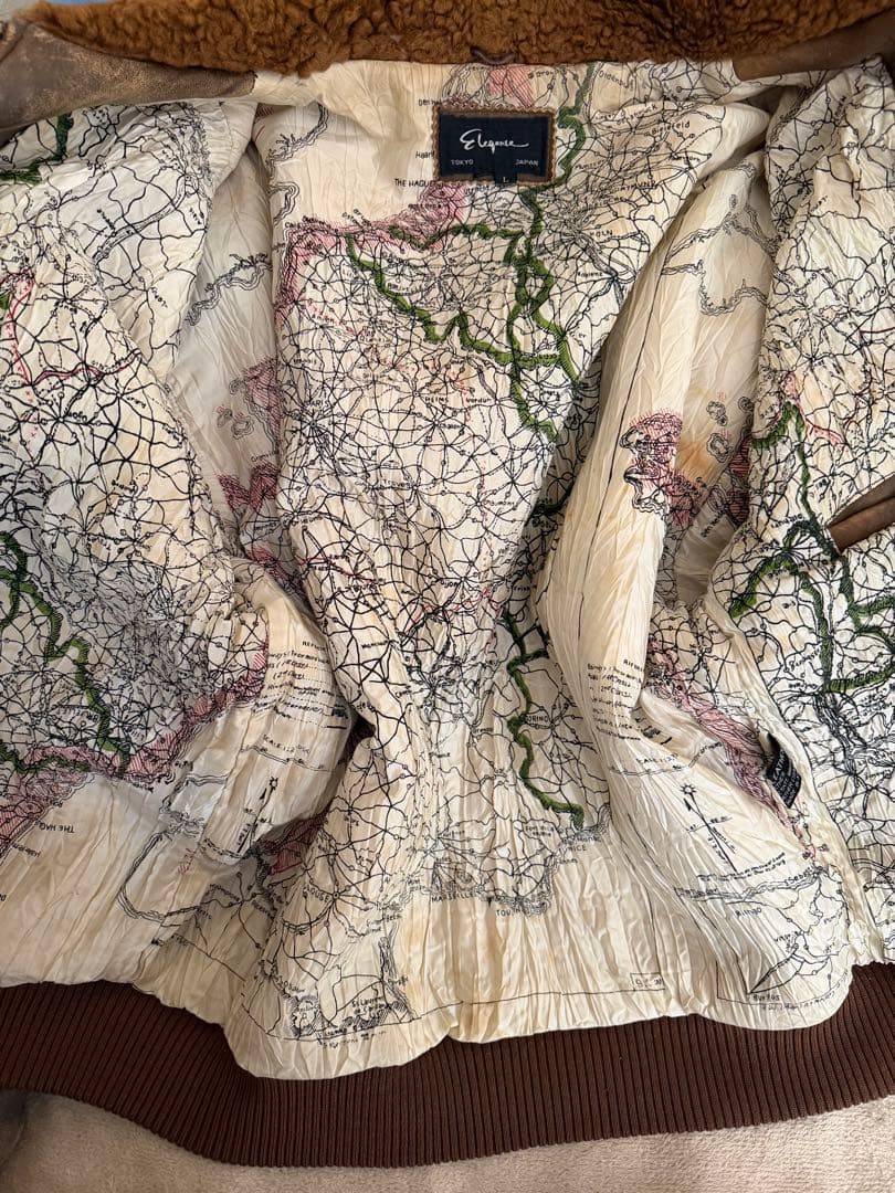 Elegance MA-1 フライトジャケット ブラウン