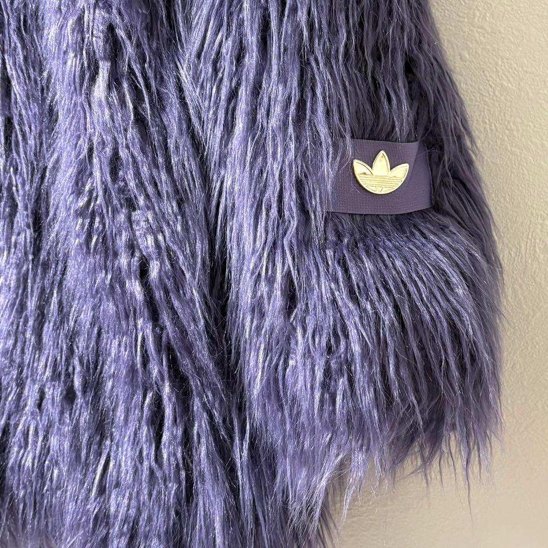 【新品タグ付】アディダス ファージャケット 紫 XL 21AW