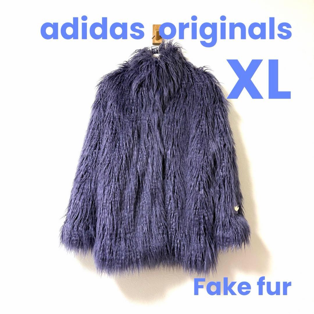 【新品タグ付】アディダス ファージャケット 紫 XL 21AW