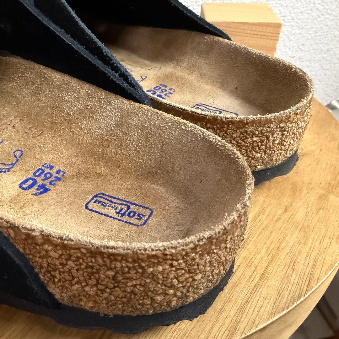 極美品◯BIRKENSTOCK BOSTON ボストン ブラックレギュラー 40