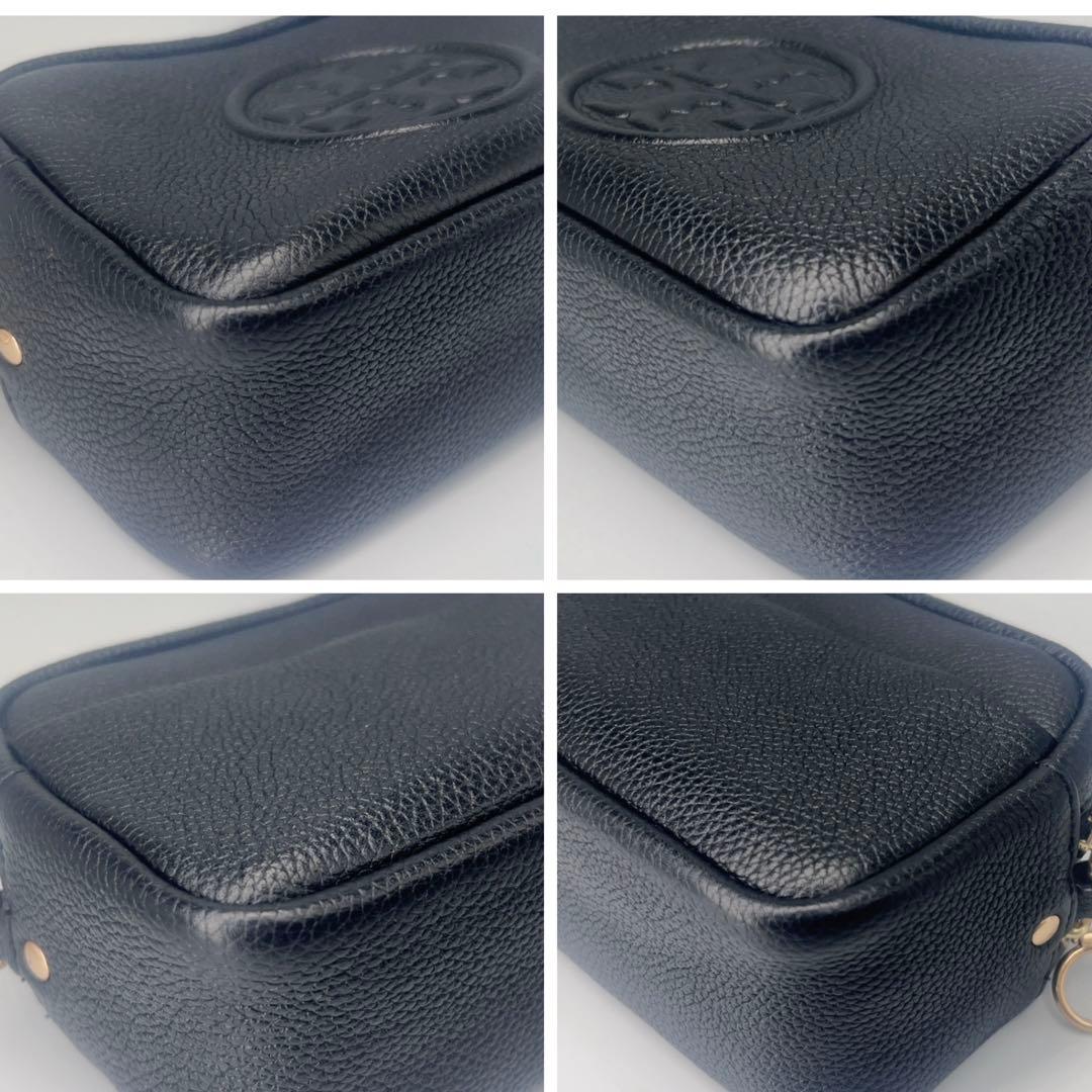 極美品✨トリーバーチ ペリーボンベ ショルダーバッグ ミニ レザー ブラック