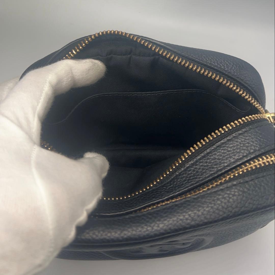 極美品✨トリーバーチ ペリーボンベ ショルダーバッグ ミニ レザー ブラック