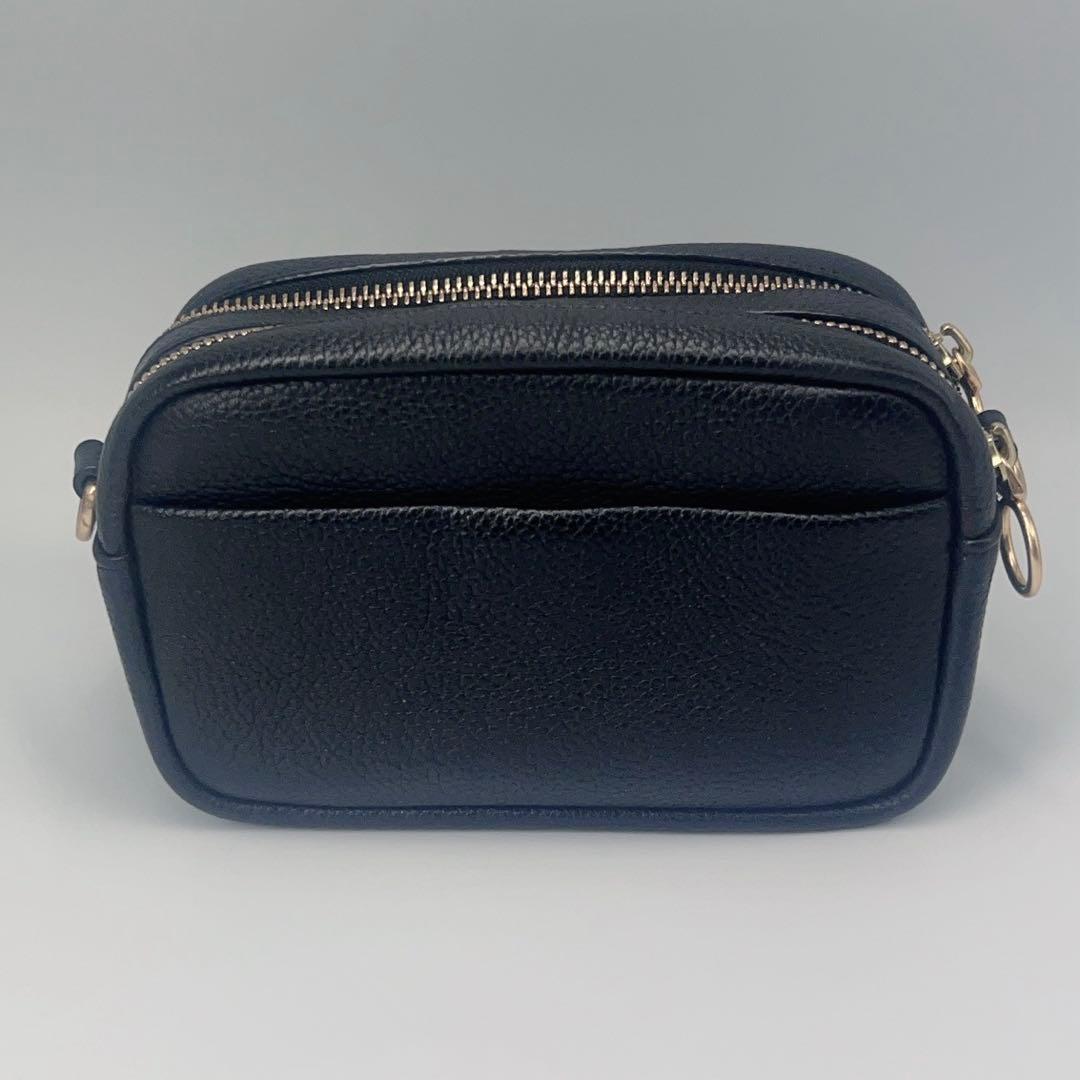 極美品✨トリーバーチ ペリーボンベ ショルダーバッグ ミニ レザー ブラック