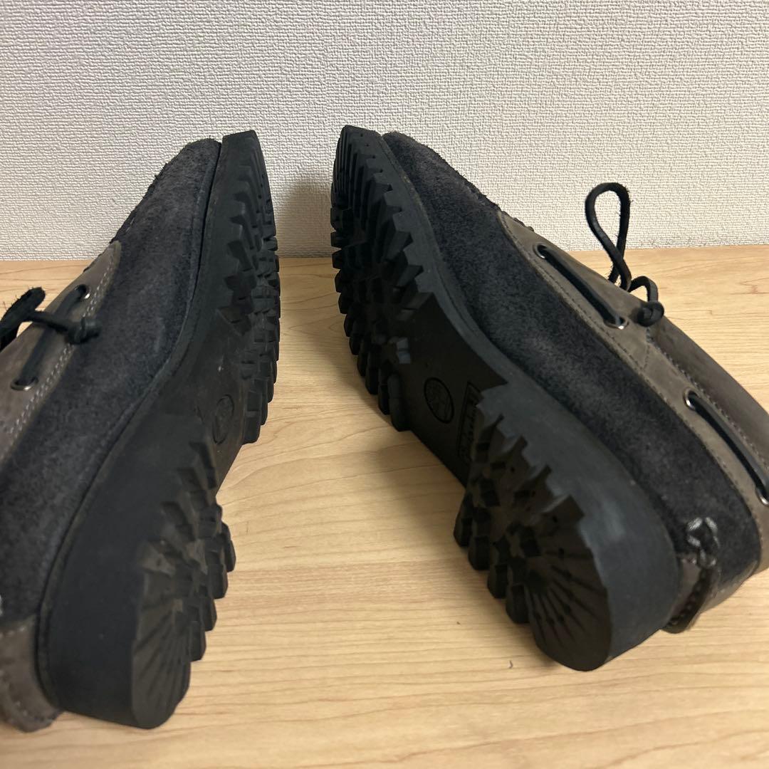Timberland グレー モカシン　3アイ　US8