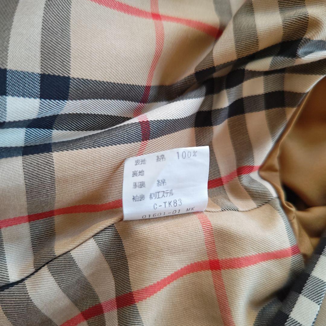 バーバリーズ　トレンチコート　ロング　ステンカラー　ノバチェック　ベルト　比翼