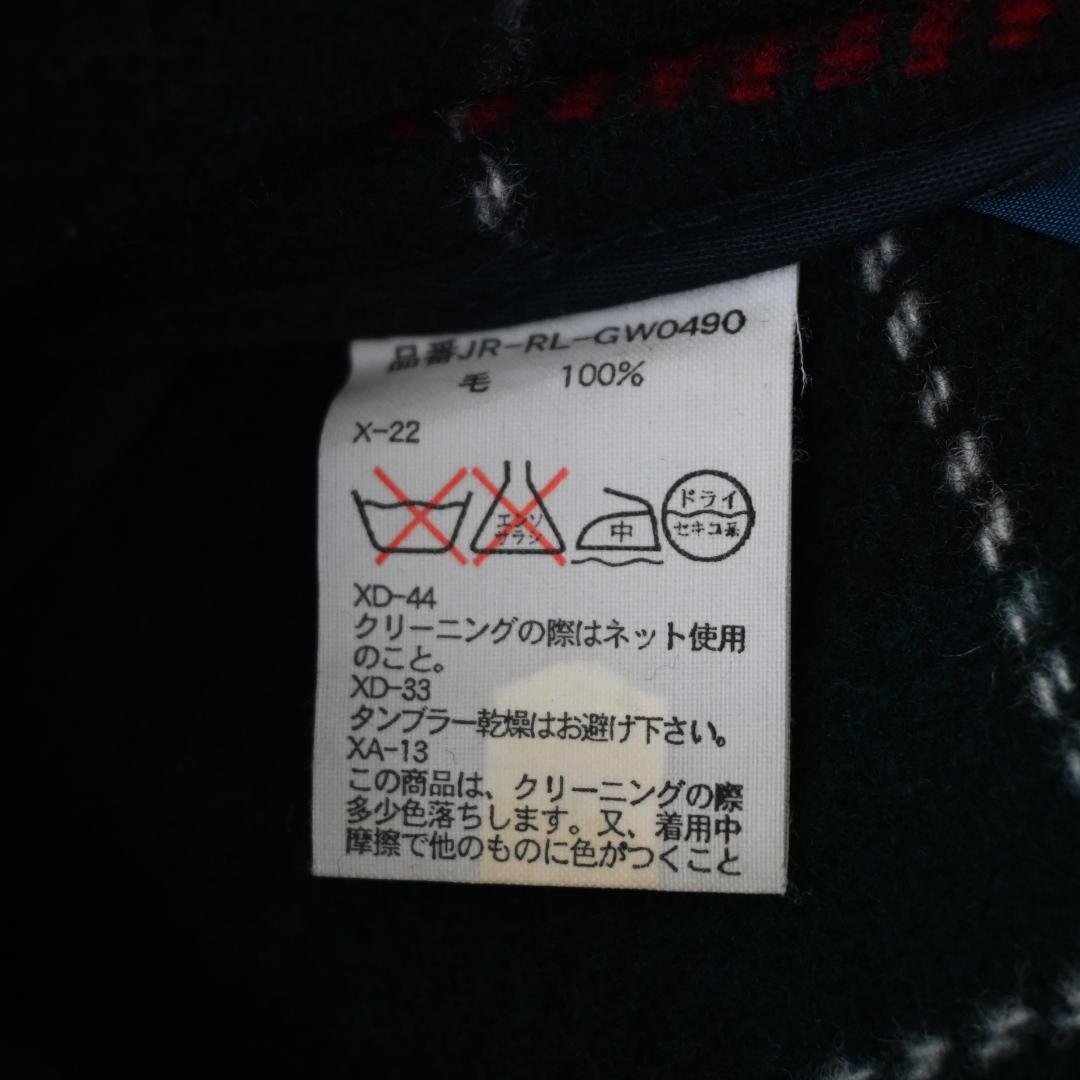 48864★冬 ポロラルフローレン ダッフルコート ダークネイビー