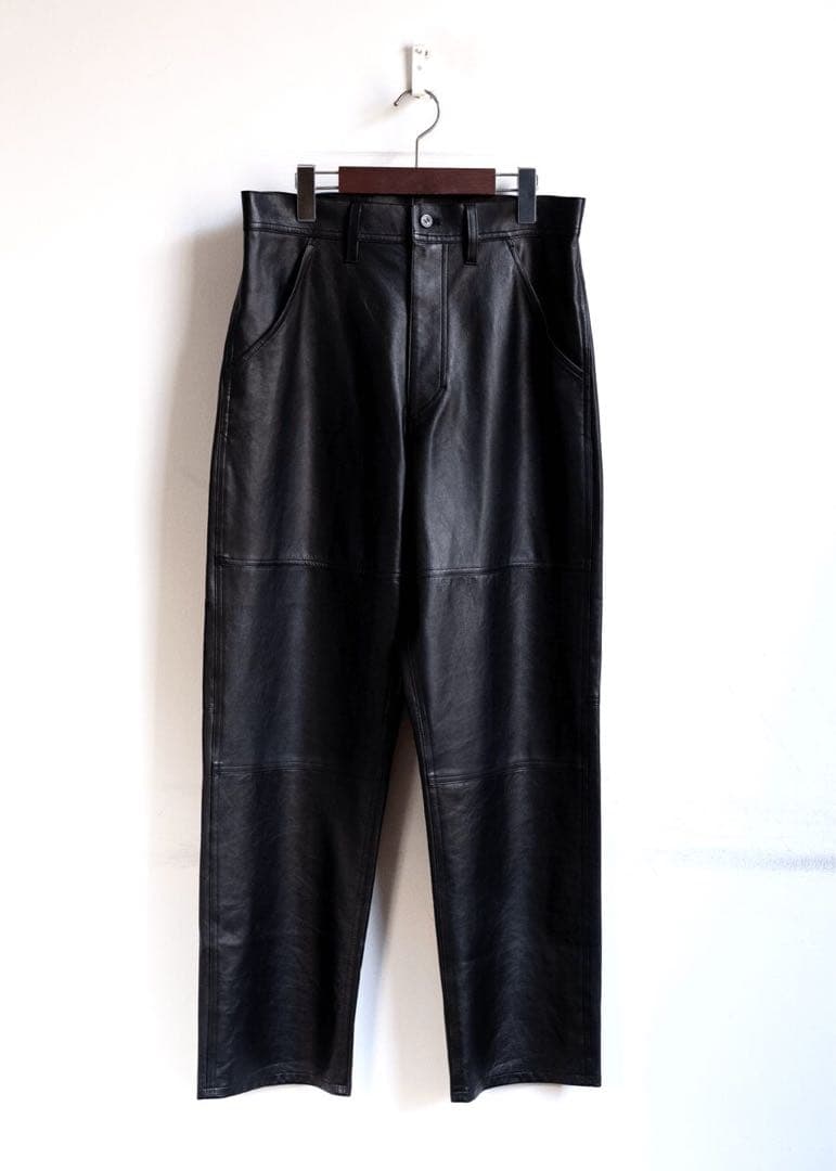 2025AW Cale(カル) LAMBS LEATHER PANTS 3