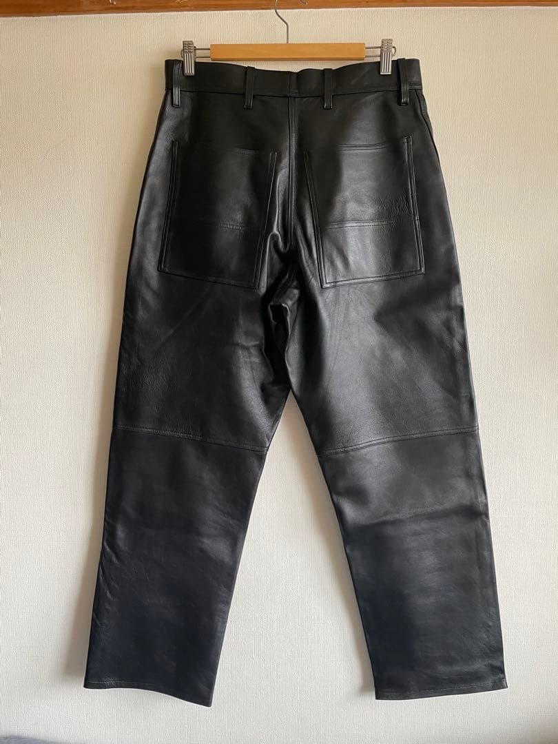 2025AW Cale(カル) LAMBS LEATHER PANTS 3