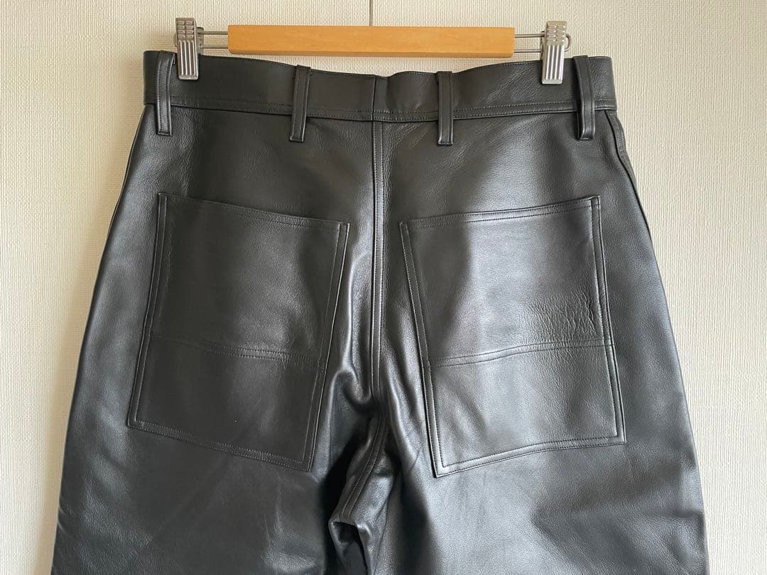 2025AW Cale(カル) LAMBS LEATHER PANTS 3
