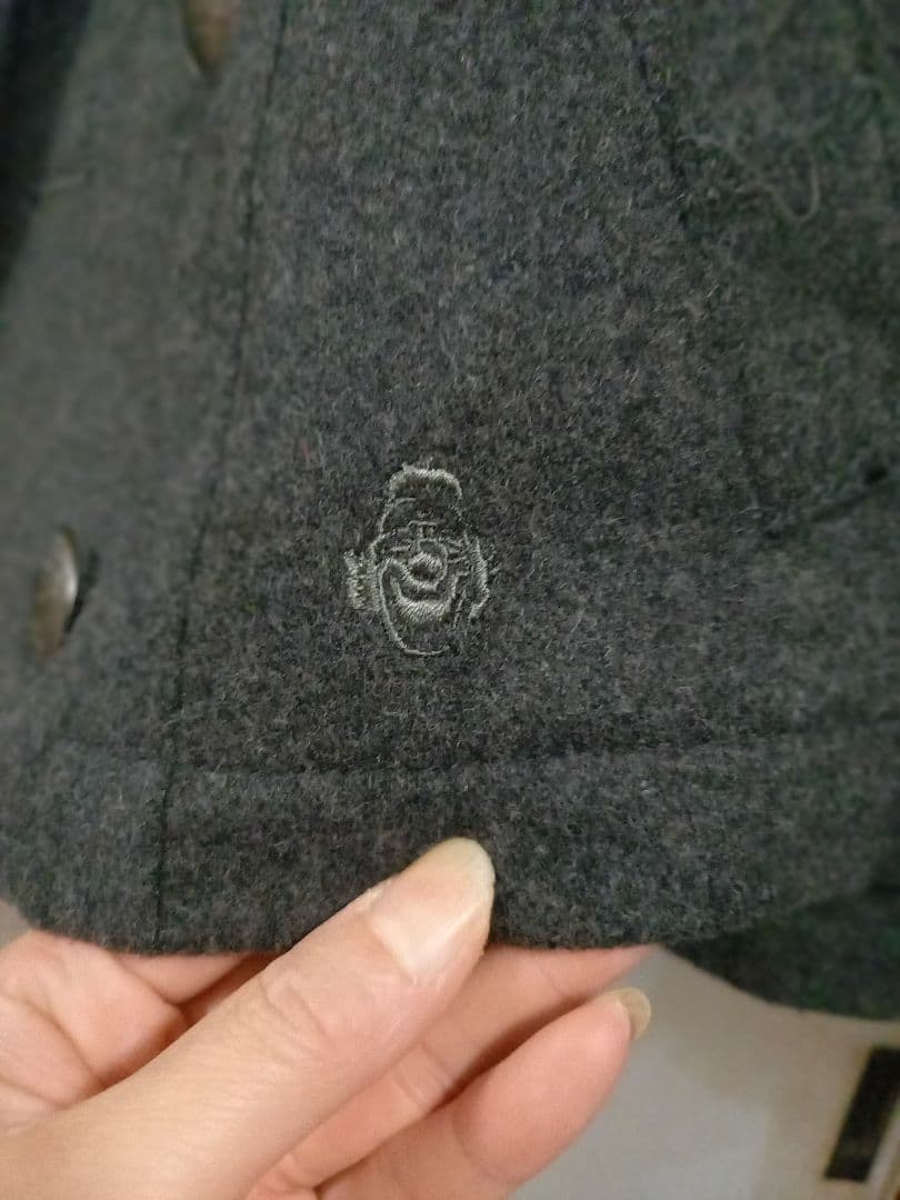 PPFM ダークグレー ダブルブレストジャケット M