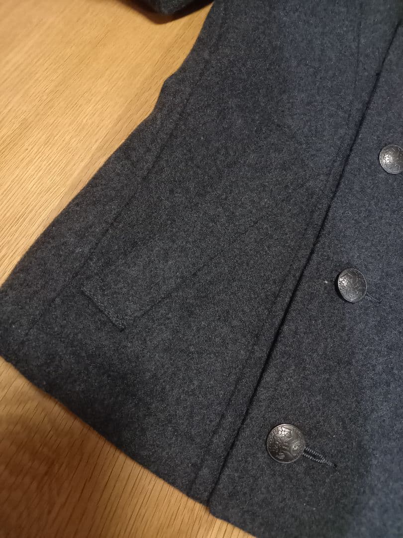 PPFM ダークグレー ダブルブレストジャケット M