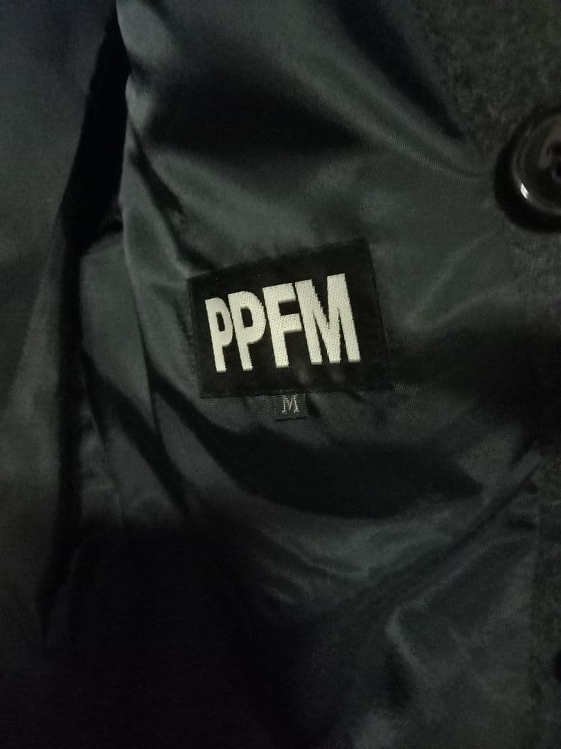 PPFM ダークグレー ダブルブレストジャケット M