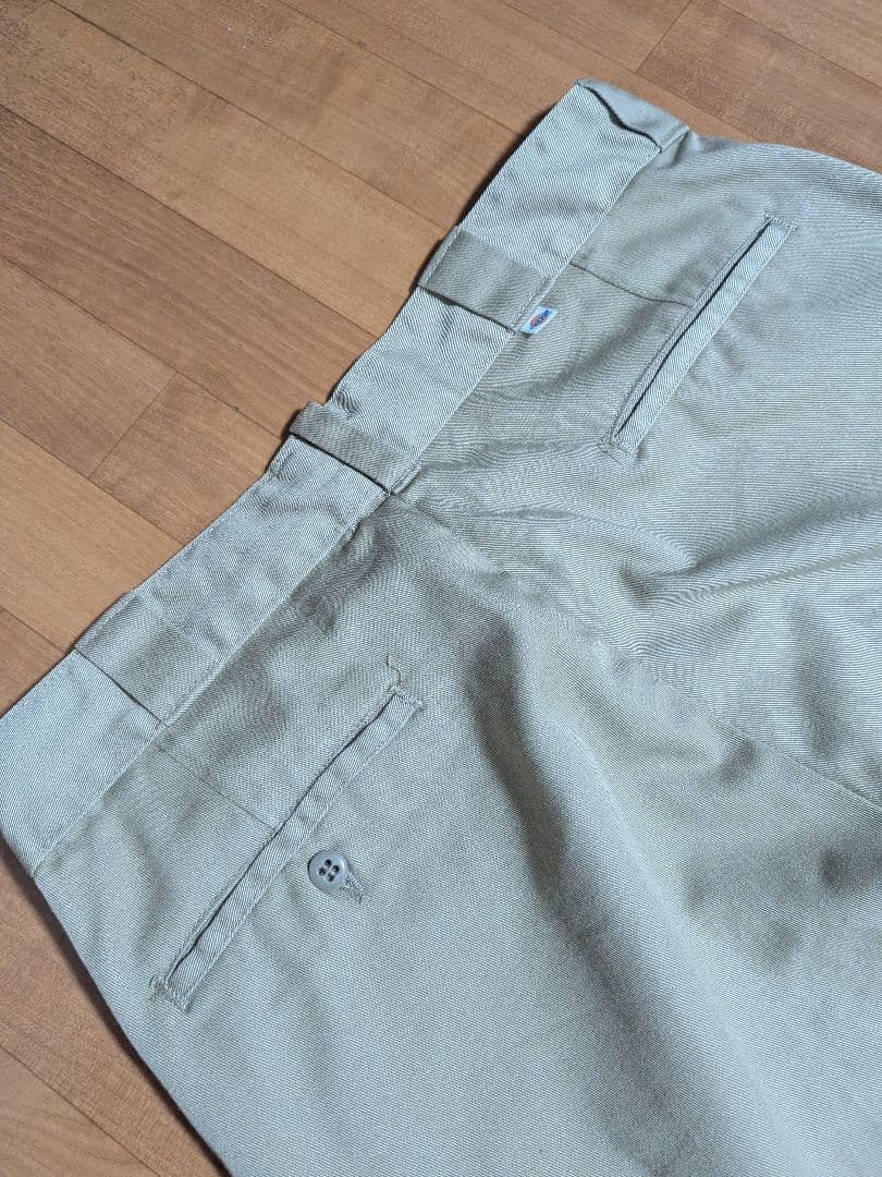Dickies 70s アルミTALON チビタグ USA製 カーキ ベージュ