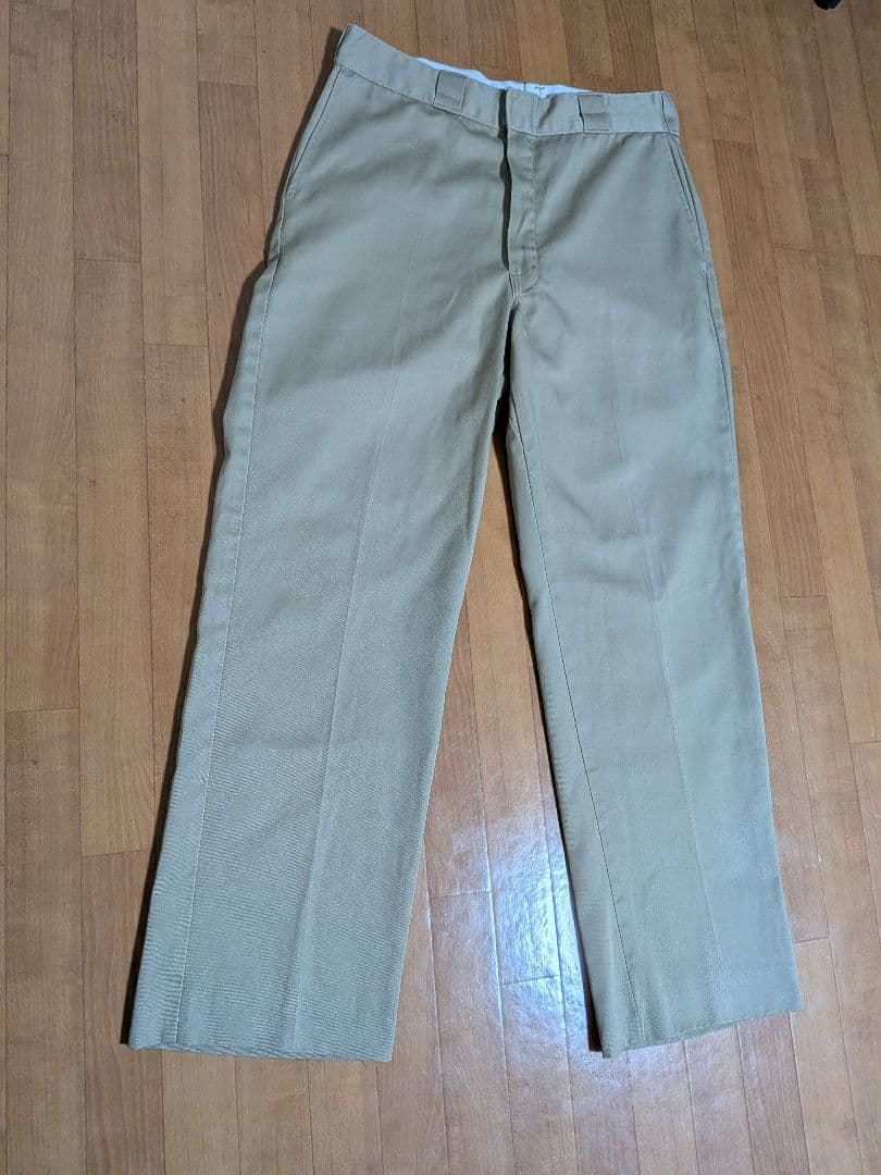 Dickies 70s アルミTALON チビタグ USA製 カーキ ベージュ