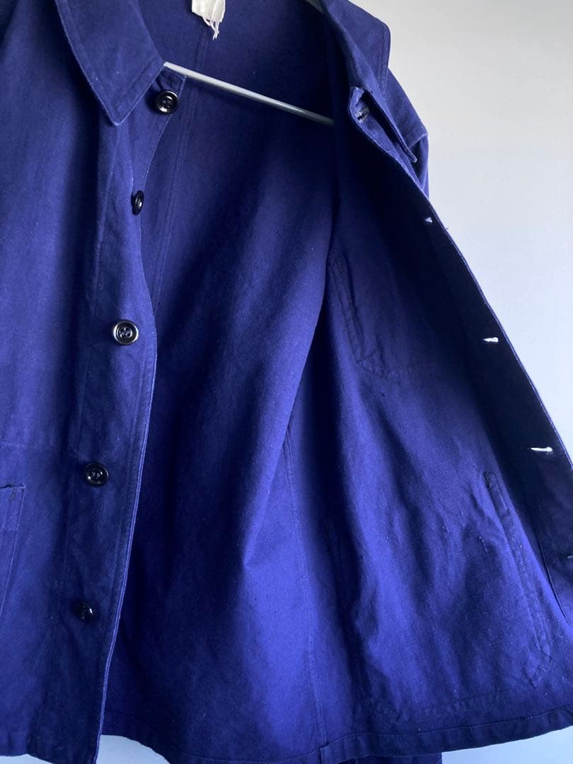 ジャケット・アウター 40s French Vintage Indigo Metis Work JKT