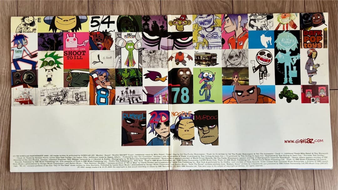 Gorillaz デビューアルバム　レコード