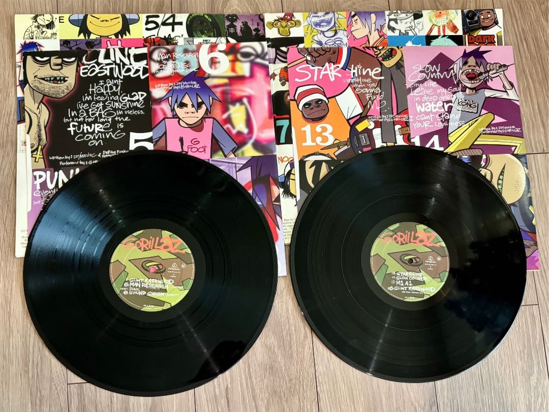 Gorillaz デビューアルバム　レコード
