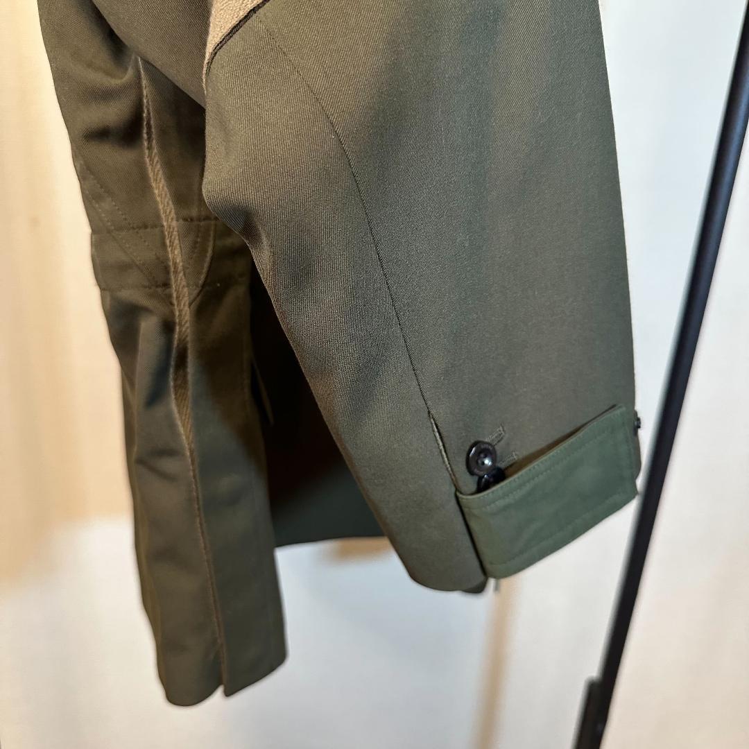 sacai サカイ 22SS テーラードジャケット オリーブ サイズ1