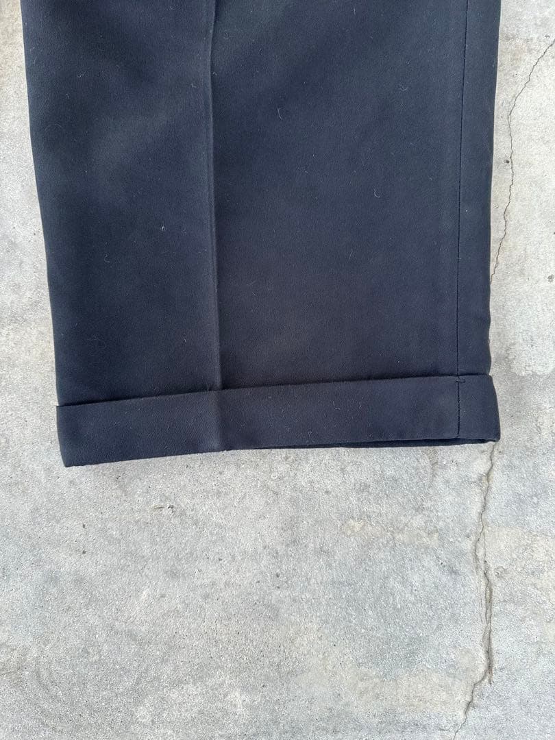 90s SLATES 3タック　スラックス　アメリカ製　W34/L30 黒