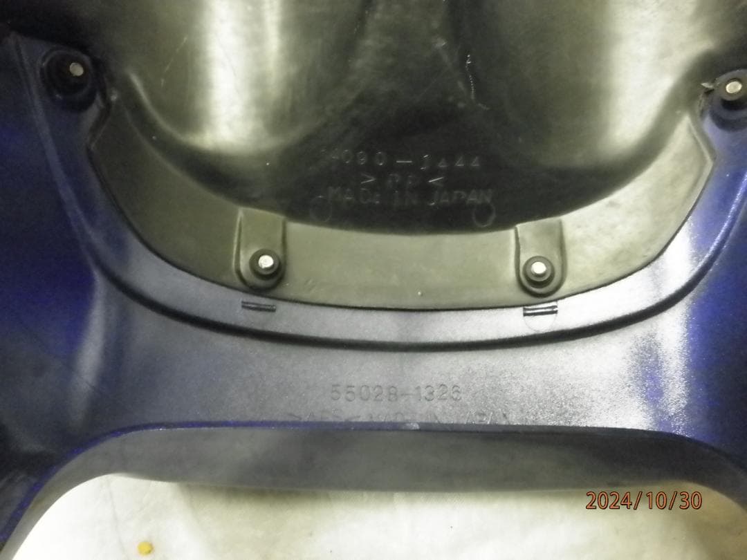 ZRX400 純正 アッパーカウルセット メーターバイザー