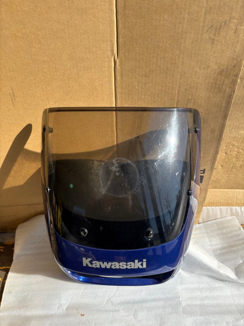 ZRX400 純正 アッパーカウルセット メーターバイザー