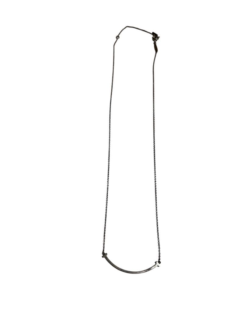 スマイルネックレス　シルバー