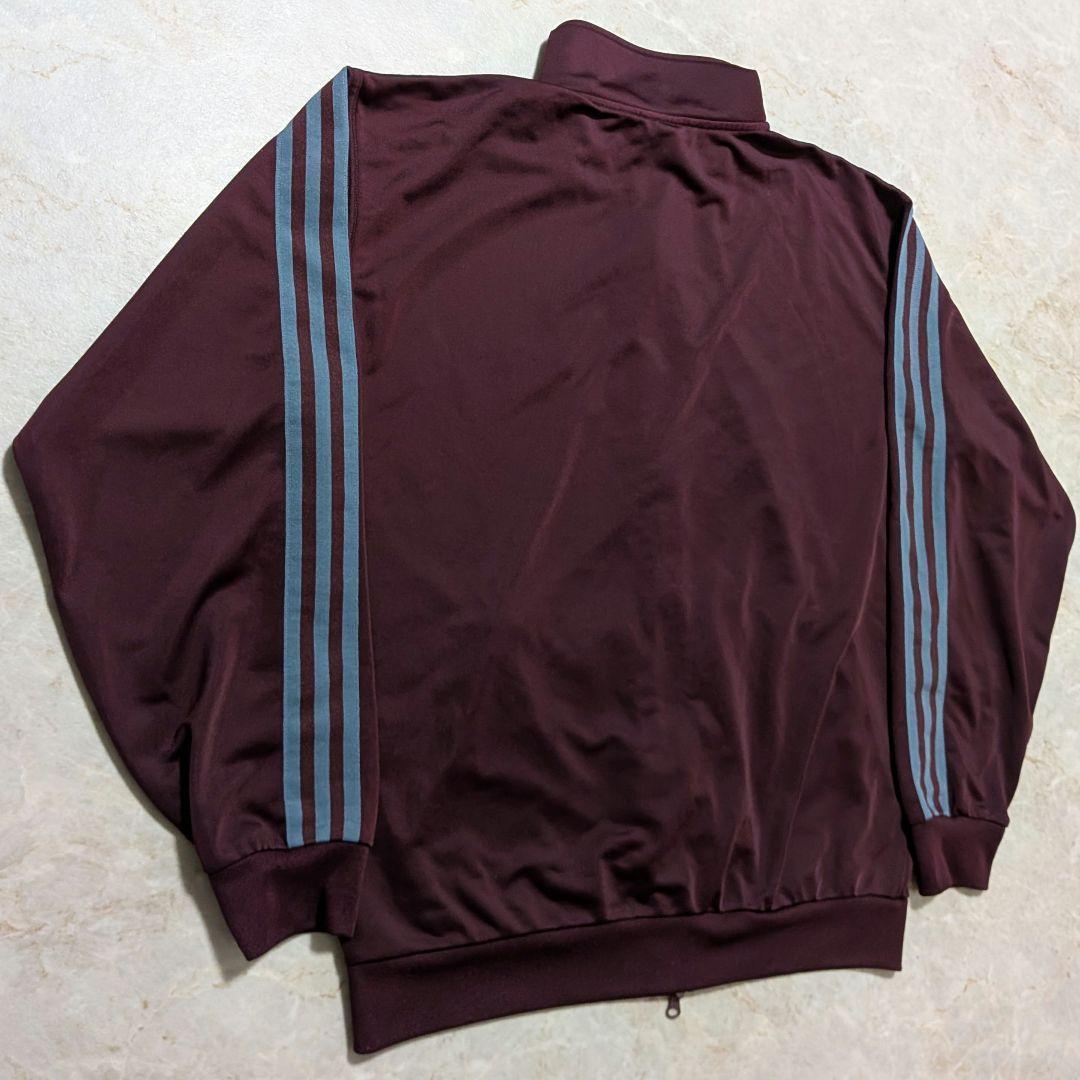 超希少⭐廃盤品アディダス ベッケンバウアートラックジャケットマルーン紫青XL相当