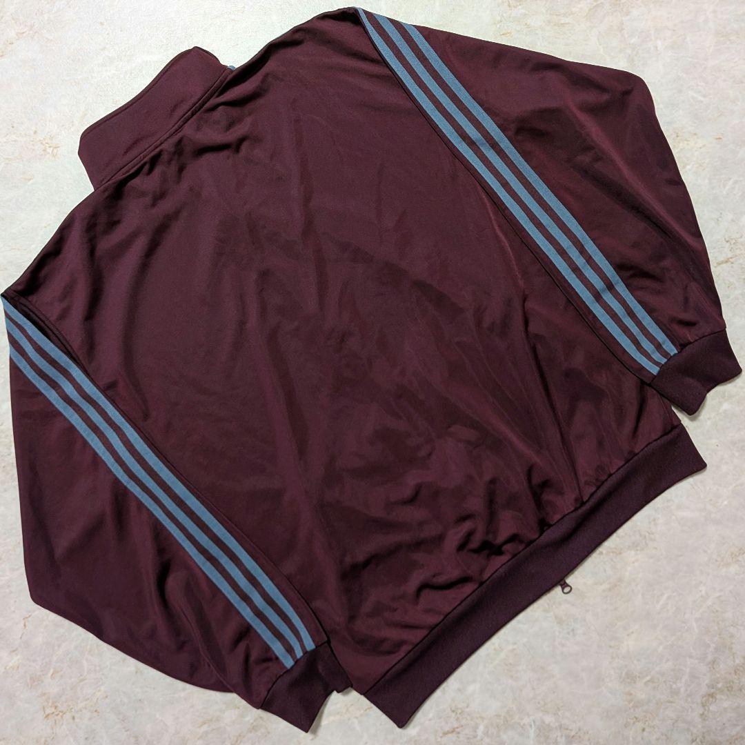超希少⭐廃盤品アディダス ベッケンバウアートラックジャケットマルーン紫青XL相当
